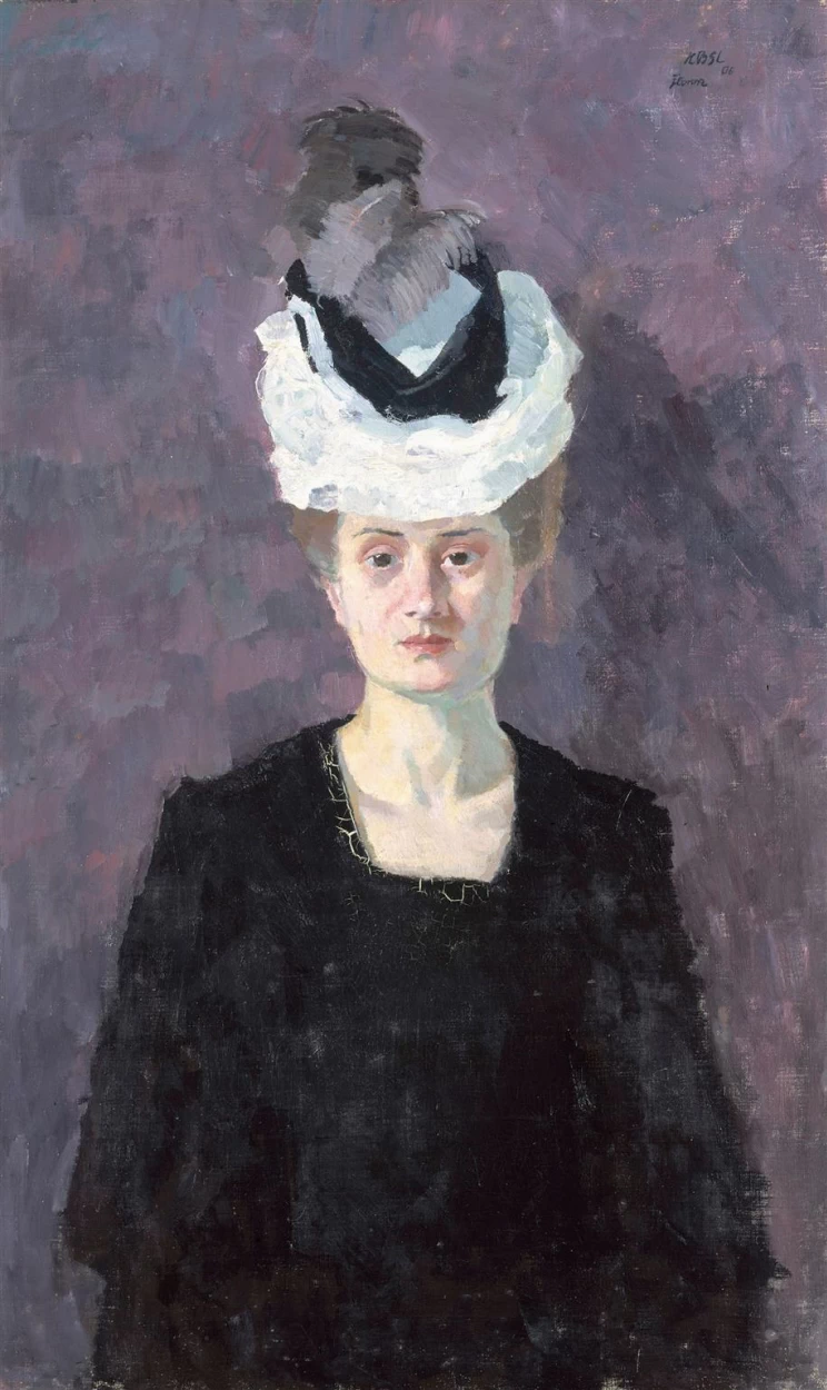 Ritratto di Minna Tube - Beckmann, 1906, Hamburger Kunsthalle, Hamburg